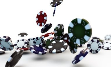 Mobile phone showing live roulette wheel and dealer interface